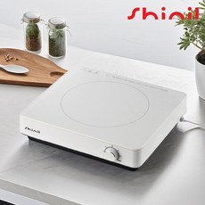 신일 전기레인지 1구 인덕션 미니 1인 전기버너 화이트 1200W, 프리스탠딩, 신일 1구 인덕션 화이트 1200W