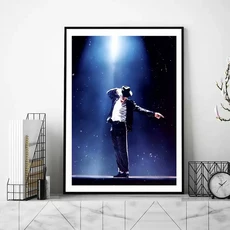 마이클 가수 잭슨 포스터 벽 그림 인쇄 거실 홈 데코, 02 40X50cm Unframed, 05 9, 한개옵션2