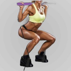 홈 트레이닝 튜빙 짐스틱 퍼플 테스 요가 스틱, 본상품