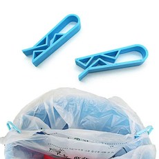 쓰레기 고정홀더 비닐 집게 클립 비닐고정 봉투, 없음