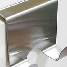 깔끔한 스테인레스 방문걸이후크 2구 문행거, 긴형, 1개