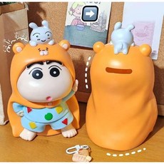 망토 짱구 저금통(17cm), 1개, 옐로우망토