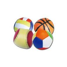 特波士 兒童3吋軟式安全球(4色)排球、籃球、足球、棒球 4113, 1個, 足球(一入)