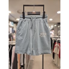 [지프키즈] 대문자 지프 셋업 반바지 민트 KO2TPU161