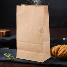 酷克工具坊 牛皮捧袋 多款規格 抱袋 立體紙袋 包裝袋 牛皮打包袋 禮物袋 麵包袋, 8260(8號袋) 捧袋 50入, 1個