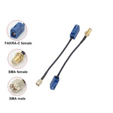 SMA FRKRA C 암 어댑터 연장 케이블 코드 점퍼 피그테일 크프 10cm 2 개, 01 No. 1