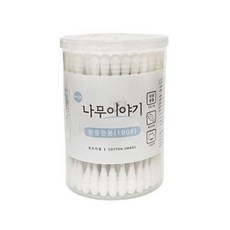 나무이야기 면봉 귀이개 귀청소 회오리 면봉 100개 (38977323)