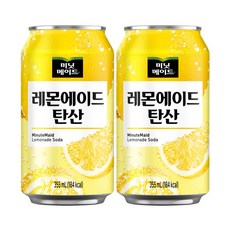 미닛메이드 레몬에이드 탄산 355ml x 12캔, 12개
