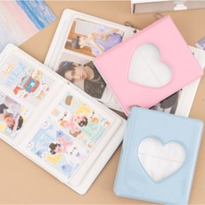 포토북 휴대용 작은 앨범, 핑크토끼(화이트)