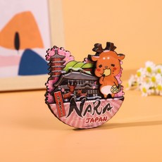 일본 세계여행 냉장고 자석 관광지 도쿄 마그네틱 인테리어 홋카이도 오사카 오키나와, 16.나라풍경