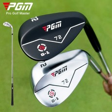 PGM 벙커 탈출샷 72도 골프채 샌드 웨지 SG007, 블랙