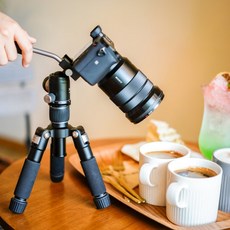 DSLR 미러리스 카메라 여행용 유튜브 글린트 미니 삼각대 GTP-11A, 핸드그립 포함 + 연장봉 세트, 1개