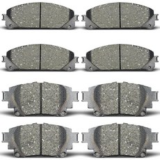 ALADICHE 전면 후면 브레이크 패드 2022-2023 렉서스 NX350/NX350h/NX450h+ 2021-2023 토요타 시에나 2020-2022 토요타 하이랜더, ALADICHE 전면 후면 브레이크 패드 2022-20