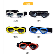 헬로리빙 반려동물 UV차단 눈보호 강아지 선글라스, 1개, 화이트