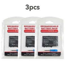 닌텐도 GBA SP 게임보이 3DS NDSL SPR-003 호스트 배터리용 CTR-003 배터리 3.7V 리튬 내장 셀 N3DS 2DS 게임패드 컨트롤러, [01] 3PCS NDSL battery