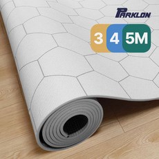 리빙 롤매트 (3/4/5)m 거실 복도 베란다 셀프시공 유아 아기 층간소음 놀이매트 zih*6505cB, 해피테라조_400x140x1.0cm