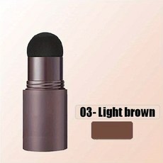 헤어 라인 파우더 천연 블랙 눈썹 루트 방수 컨투어 섀도우 커버 필링 스틱 엣지, 03 03, 1개