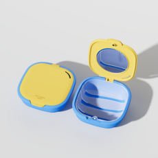 와미 리테이너 신형 교정기케이스, 1개, 블루망고