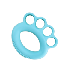 OSTB 실리콘 무소음 손 악력기 지압기, 2개, 민트(18kg)