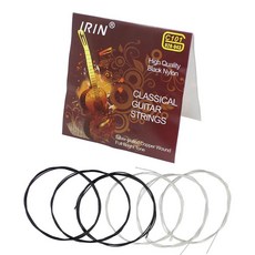 클래식 기타 현 투명 나일론 코어 은 도금 구리 스트링, 1개