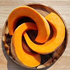 품안농장 생 늙은호박 1kg 손질호박 깍둑조각 호박채 반달모양, 1개