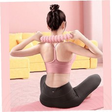 셀프 롤링 마사지볼 4style 핸디 근육이완 어깨 뭉친근육 종아리, 핑크, 1개