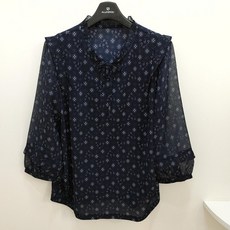 올포유 [행복한백화점]가을 여성 프린트 블라우스 티셔츠(네이비) ALTRN--7211 1068675