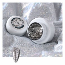 日式璀璨鉑金膠 罐裝凝膠 美甲飾品 爆閃金屬光撩膠, 1個, 01