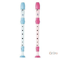 엔젤 저먼식 소프라노 리코더 AR S308G 핑크색 칼라 음색 교육용 악기 1개입
