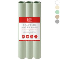 루츠스타펠 다용도 싱크대 주방 서랍 논슬립 방수 매트, 3개, 민트