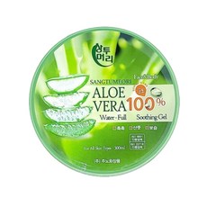 알로에 베라100% 수딩젤 피부 보습 진정효과, 300ml, 1개