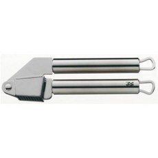 德國 WMF Profi Plus 不鏽鋼壓蒜器，輕鬆壓蒜蓉蒜末，廚房必備實用壓蒜工具, 1個, 不鏽鋼