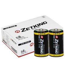 제트킹 망간 D형 건전지 (R20 / D타입), 24개입, 1개