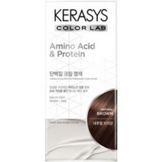 케라시스 단백질 크림 염모제 120g, 초코브라운, 2개