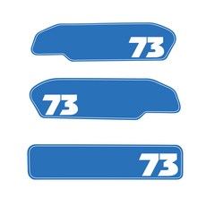 SUPER73 배터리 커스텀 스티커 23종 - 슈퍼73 전기자전거 자토바이 악세사리 S2 R S1 RX Y1 13 1500w 리튬배터리, 1세트, 42_S1 series 블루