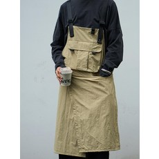 작업복 제과제빵 앞치마 목공용 바리스타 단체 플로리스트, 1개, 카키 M
