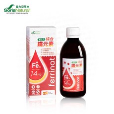 森力亞草本 植之力綜合鐵元素 補鐵飲品, 1個, 250ml/瓶 (效期2027/09), 250ml
