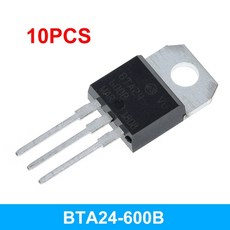 10pcs Bta12-600b Bta12-800b Bta16-600b Bta16-800b Bta20-600b Bta24-600b Bta24-800b 트랜지스터 To-220 전자 부품 액세서리 소스