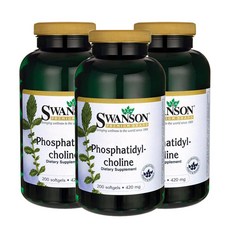 SWANSON 斯旺森 卵磷脂膠囊, 3罐, 200粒