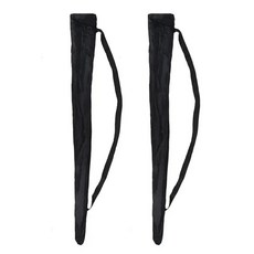 방수 우산 보관 가방 젖은 건조한 스트랩이 휴대용 홀더 여행 자동차에 이상적, 색상: 1. Black 2pcs