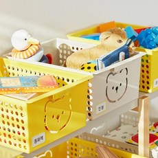 사무용품 아이보리 곰돌이 바스켓 대형 소품 바구니 멀티박스 정리함 시스맥스 수납 _ 260402EA bli+317vB
