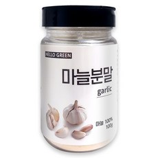 헬로우그린 국산 조미료 마늘 분말 100g(통) bes+2702uD