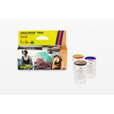 Lomography 樂魔 Analogue Trio 35mm 三重奏 復古色調 底片 135軟片, 1個, 新版 三重奏套組 鐵盒