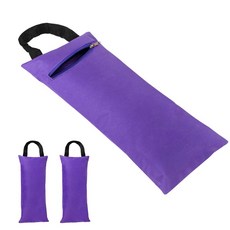 요가 볼스터용 탑티 2팩 샌드백 무게 가방 채워지지 않은 16 x 7인치, Purple