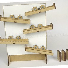 공간지각력과학교구구슬레일만들기 각도자유롤링볼만들기 딸깍조립롤링볼키트