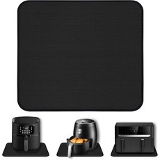 조리대용 내열 매트 에어프라이어용 실리콘 커피 메이커용 내화 패드 토스터 오븐 닌자 코소리 1PCS와 호환되는 주방 조리대 보호대, 24"L x 16"W