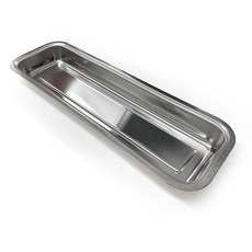 불쇼방지 물받이 스텐 사각 트레이 325 x 100 x 30mm (엑스그릴 밥그릴 호환), 1개