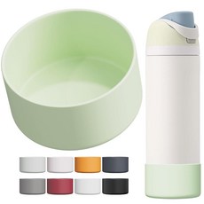 Affute Owala 물병용 실리콘 부츠 946.4ml32온스 FreeSip/Twist/Flip 미끄럼 방지 보호 슬리브 BPA 프리 하단 범퍼 커버는 물병을 긁힘으로, Iced Breeze