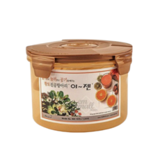 이젠 황토 진공항아리 1.5리터 누름통 누름독 작은 김치통, 1.5L, 1세트