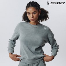 [스파이더] 여성 와플 드롭숄더 맨투맨 SPIFCNRL252WMGR 475072